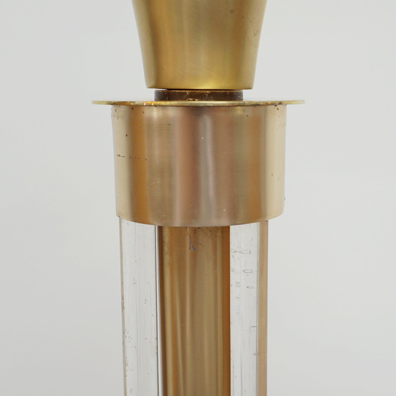 Vintage Copper and Brass Art Deco Uplighter Floor Lamp - Jeroen Markies Art Deco