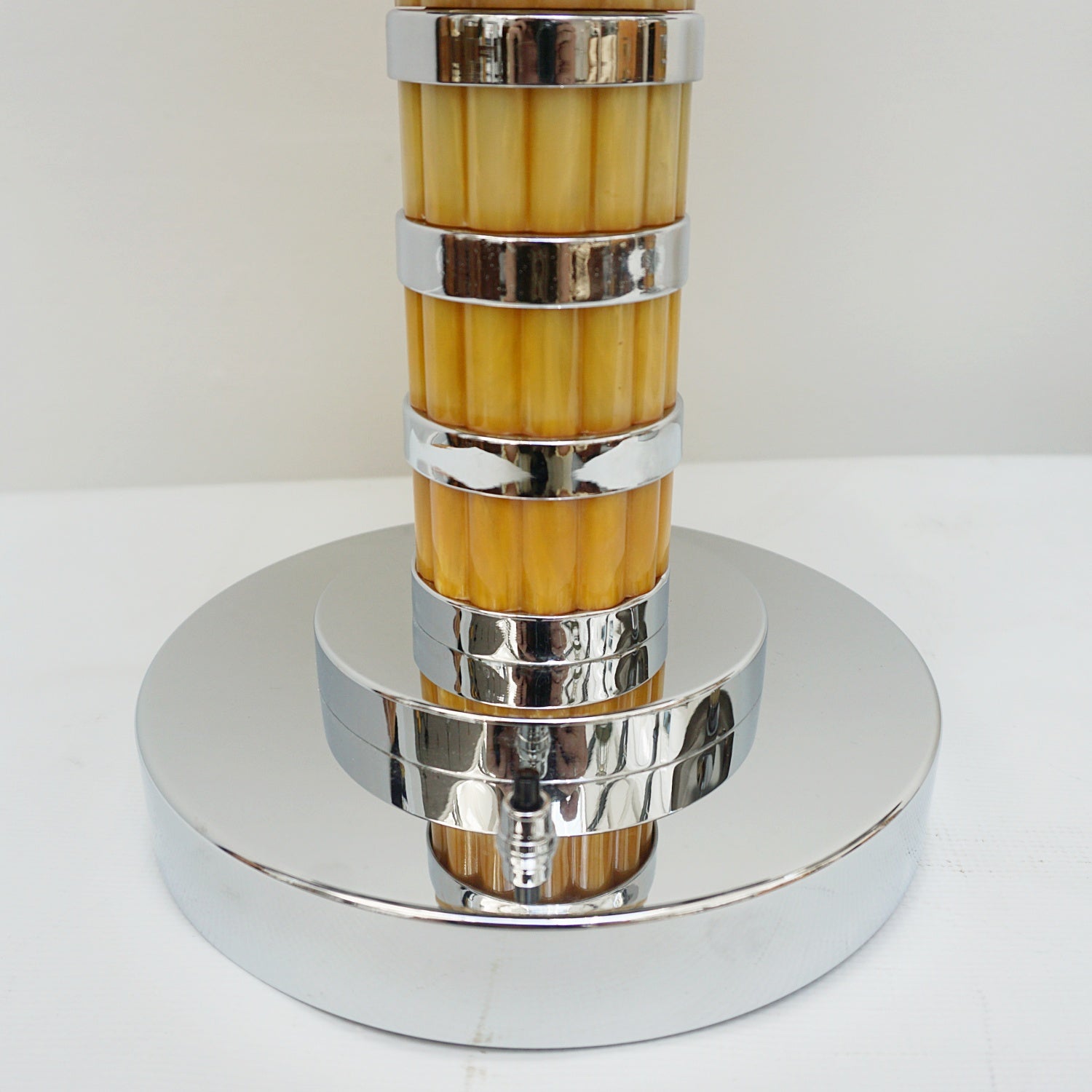 Vintage Bakelite and Chromed Metal Art Deco Lamps -Jeroen Markies Art Deco