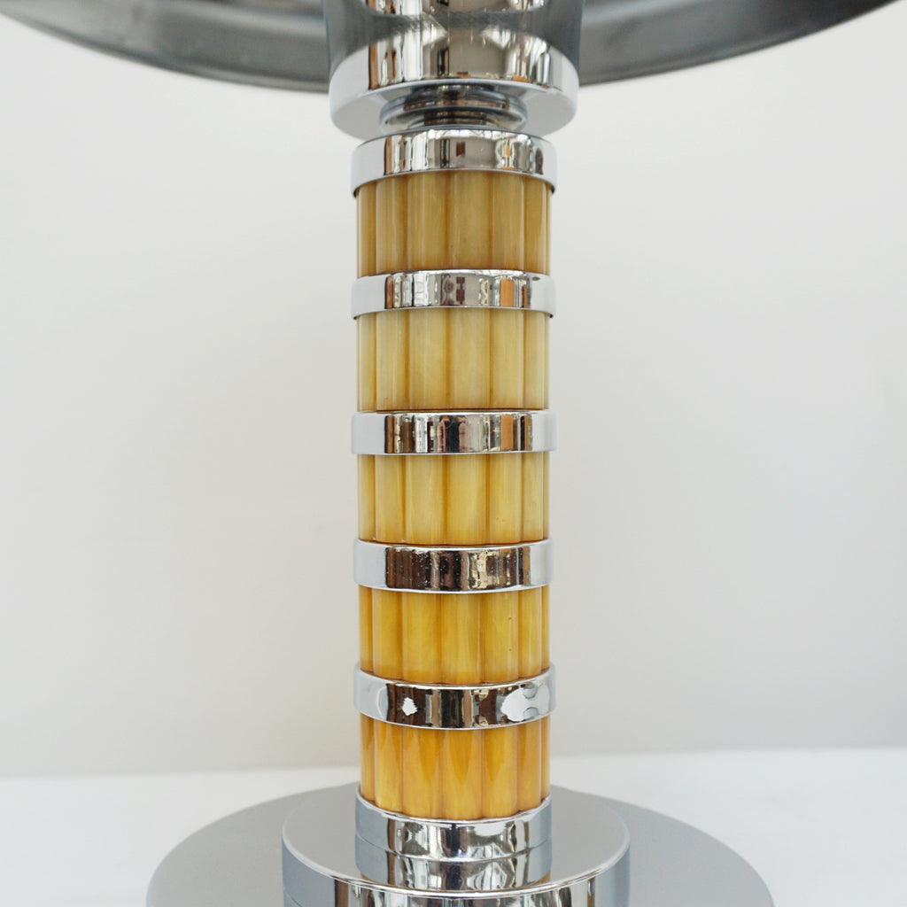 Vintage Bakelite and Chromed Metal Art Deco Lamps -Jeroen Markies Art Deco