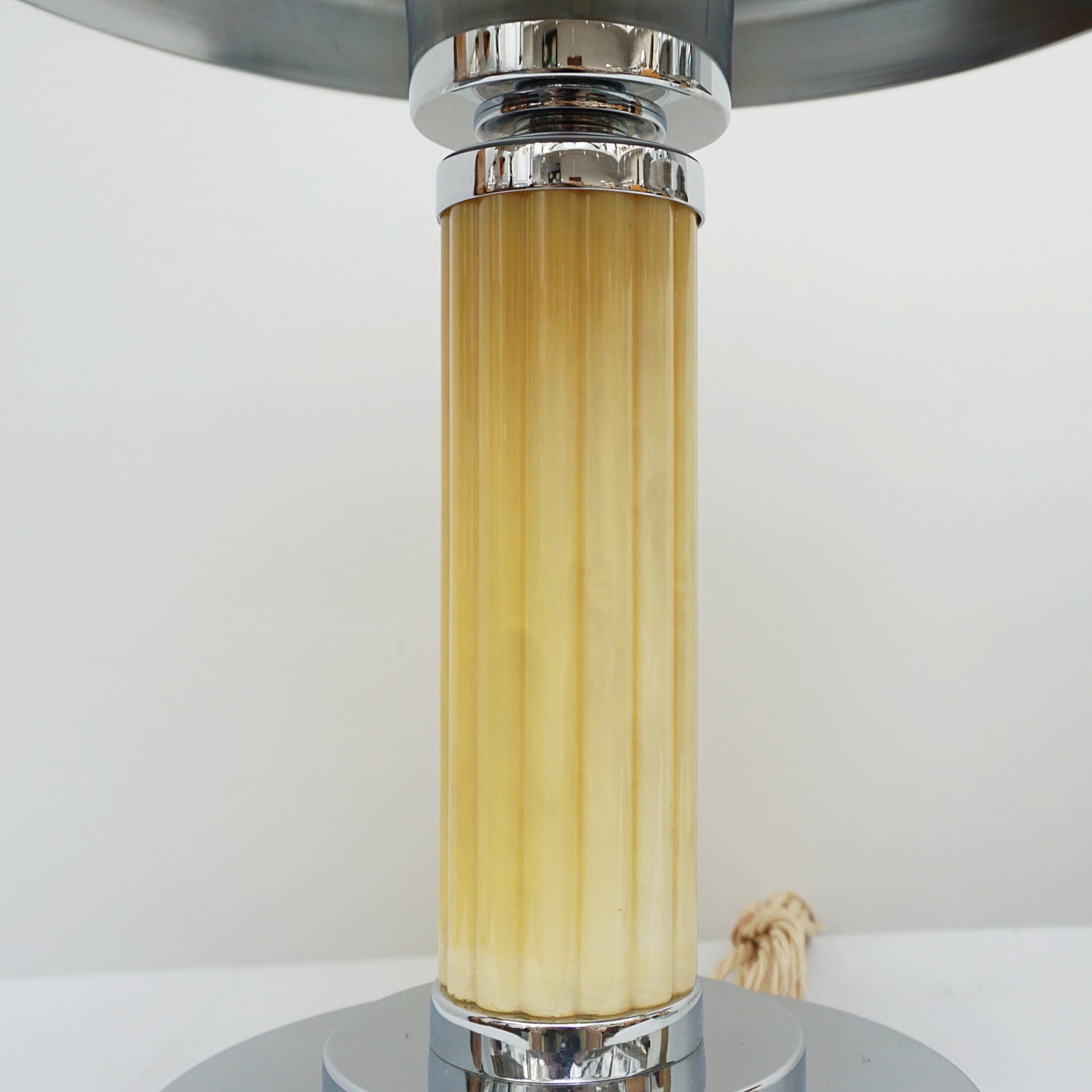 Vintage Art Deco Lighting - Pair of Bakelite and Chromed Metal Lamps - Jeroen Markies Art Deco