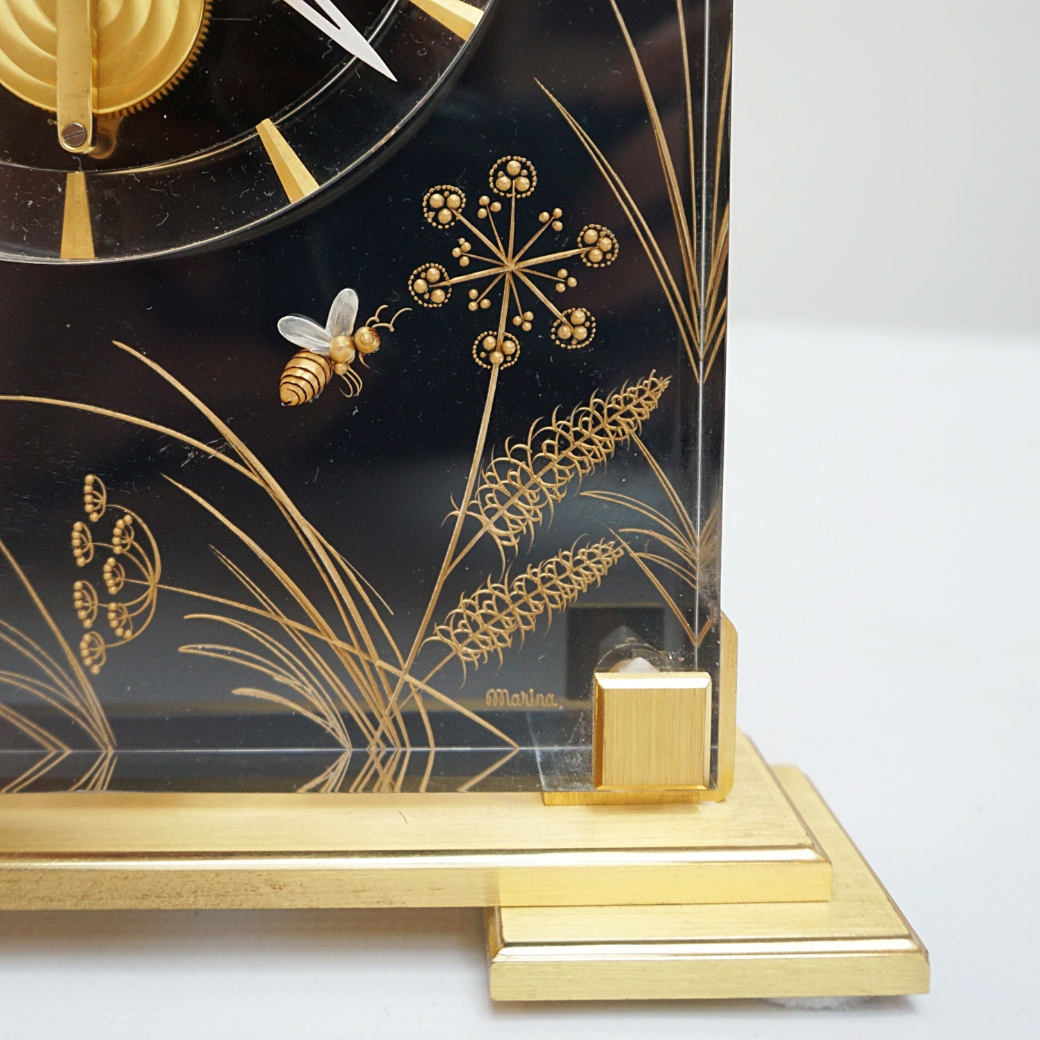 Jaeger LeCoultre Mid-Century Marina Mantel Clock Circa 1960 - Jeroen Markies Art Deco