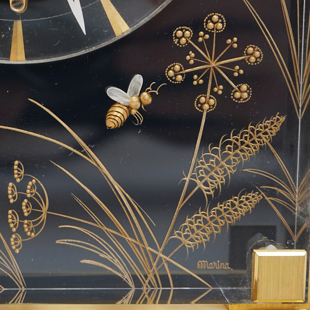 Jaeger LeCoultre Mid-Century Marina Mantel Clock Circa 1960 - Jeroen Markies Art Deco