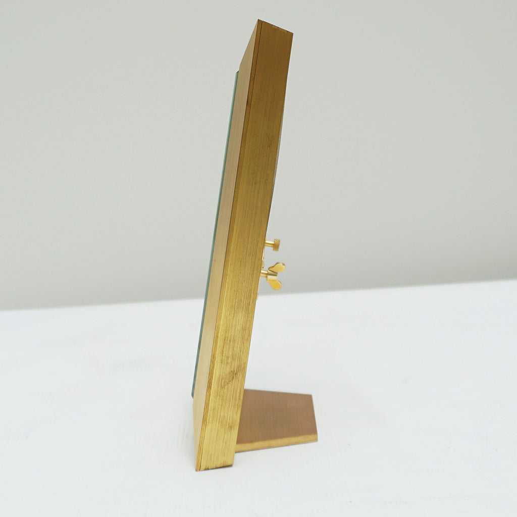 A Vintage 1970 Jaeger LeCoultre Brass Mantel Clock - Jeroen Markies Art Deco