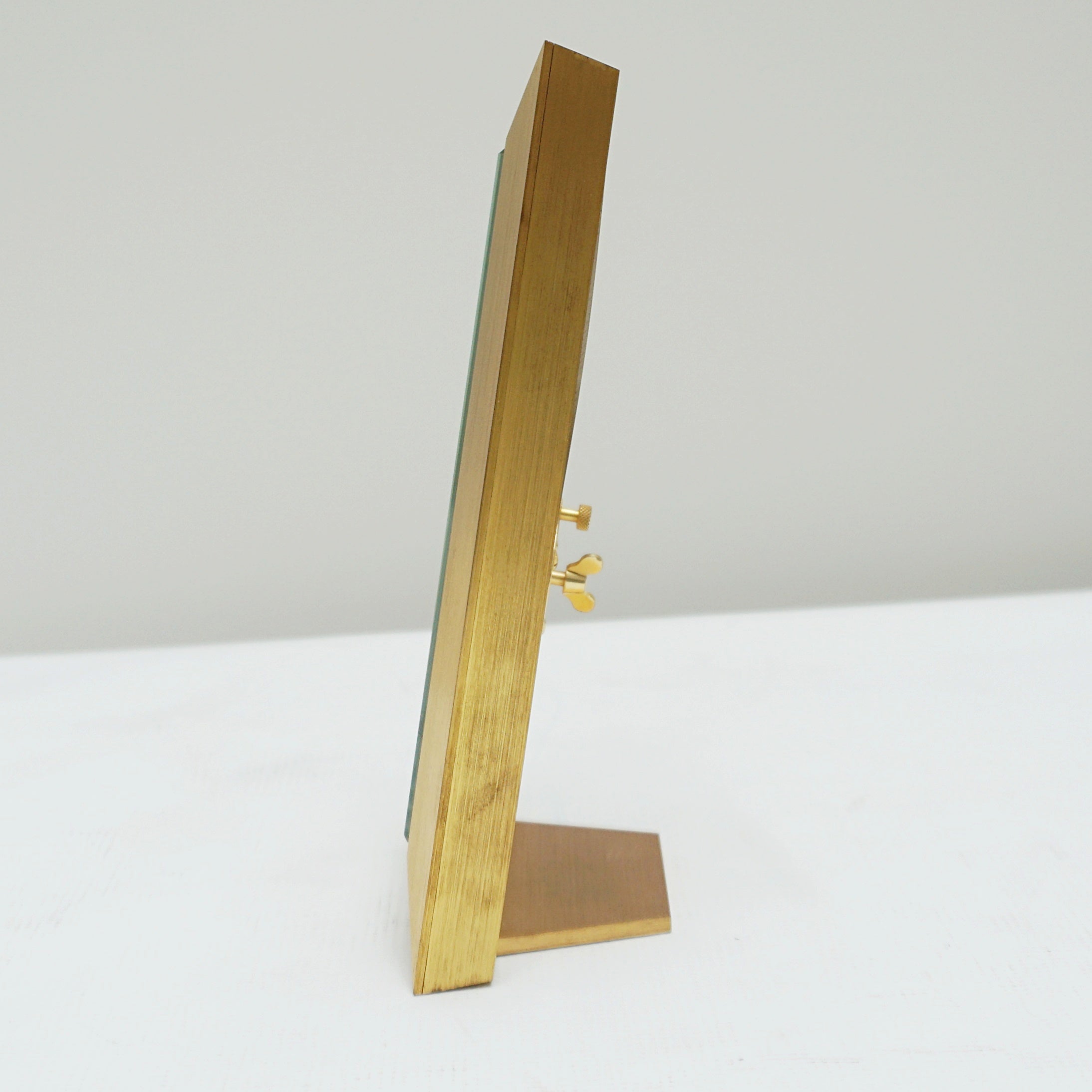 A Vintage 1970 Jaeger LeCoultre Brass Mantel Clock - Jeroen Markies Art Deco