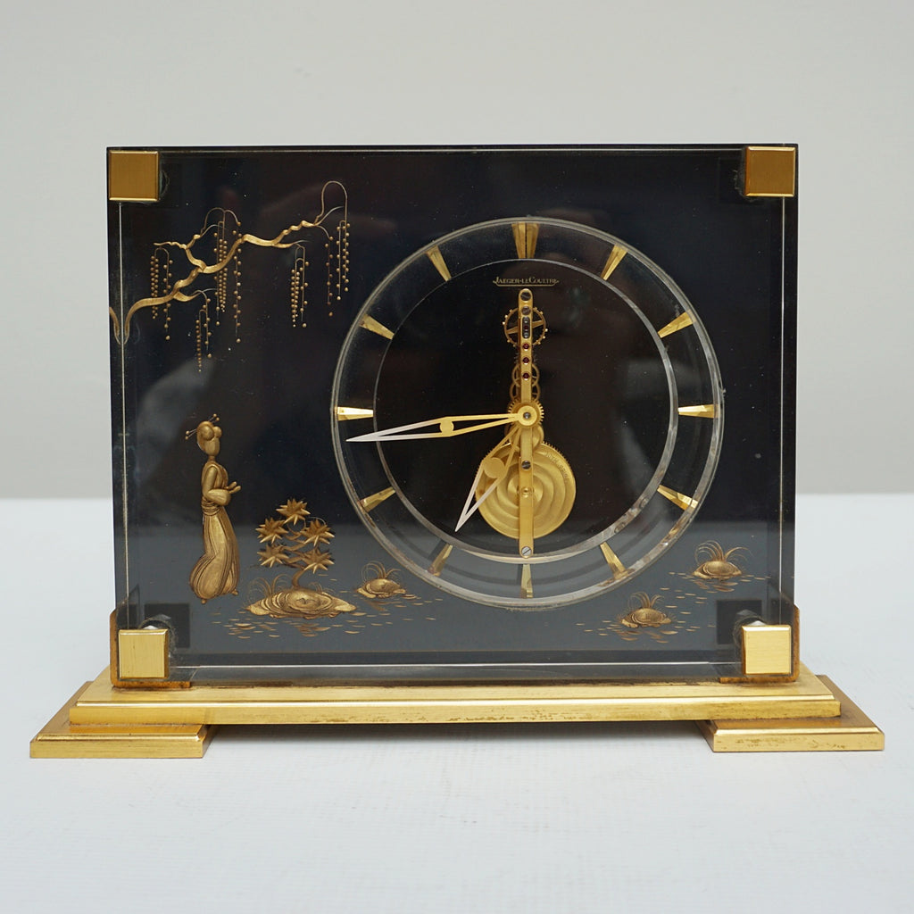 1960's Vintage Jaeger LeCoultre Desk/Mantel Clock Swiss - Jeroen Markies Art Deco