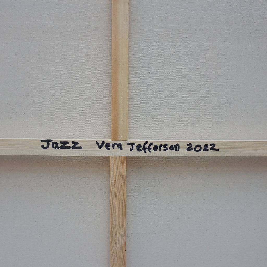 Original Contemporary Jazz Painting Oil on Canvas JAZZ - Jeroen Markies Art Deco
