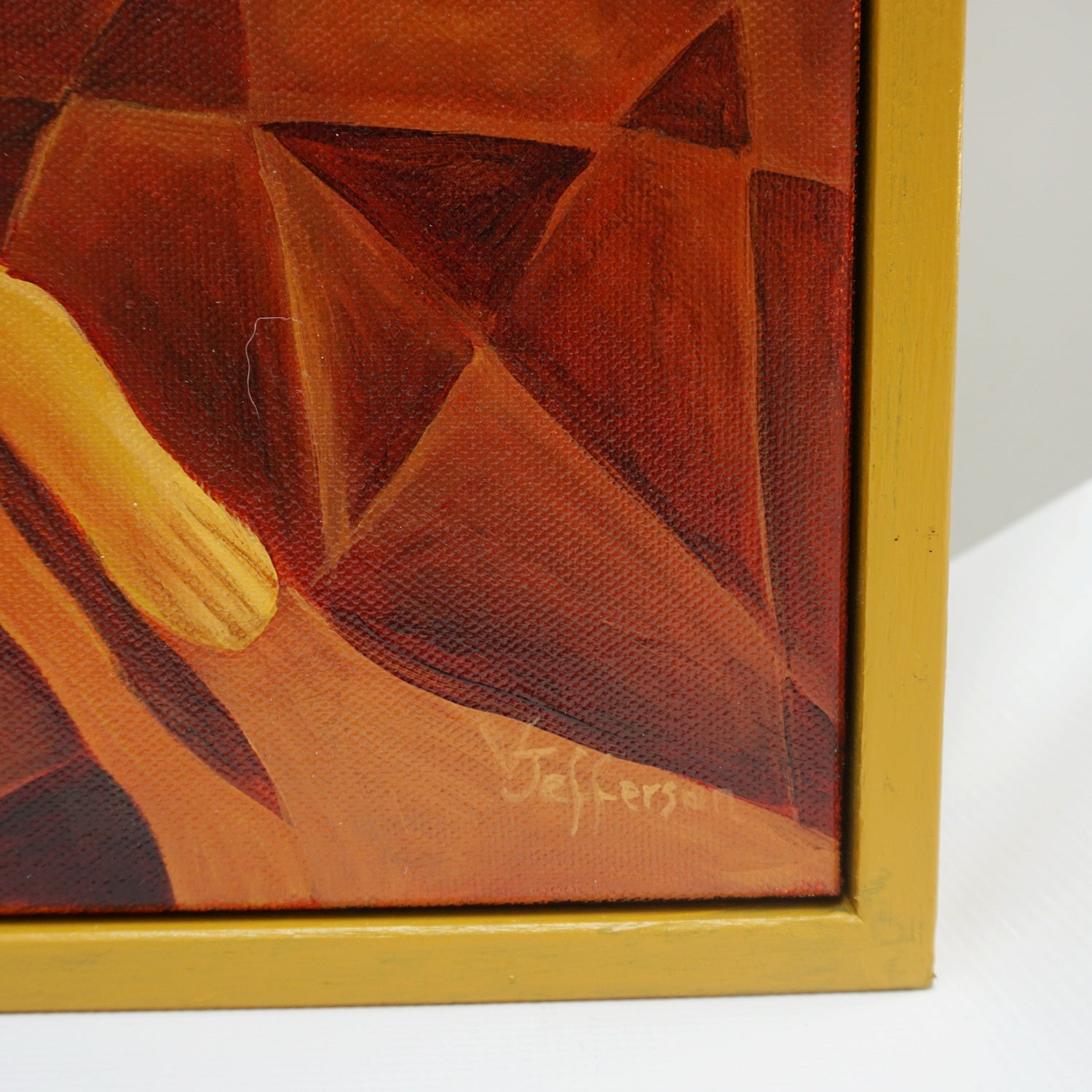 'Golden Hares' Contemporary Oil on Canvas Painting by Vera Jefferson - Jeroen Markies Art Deco