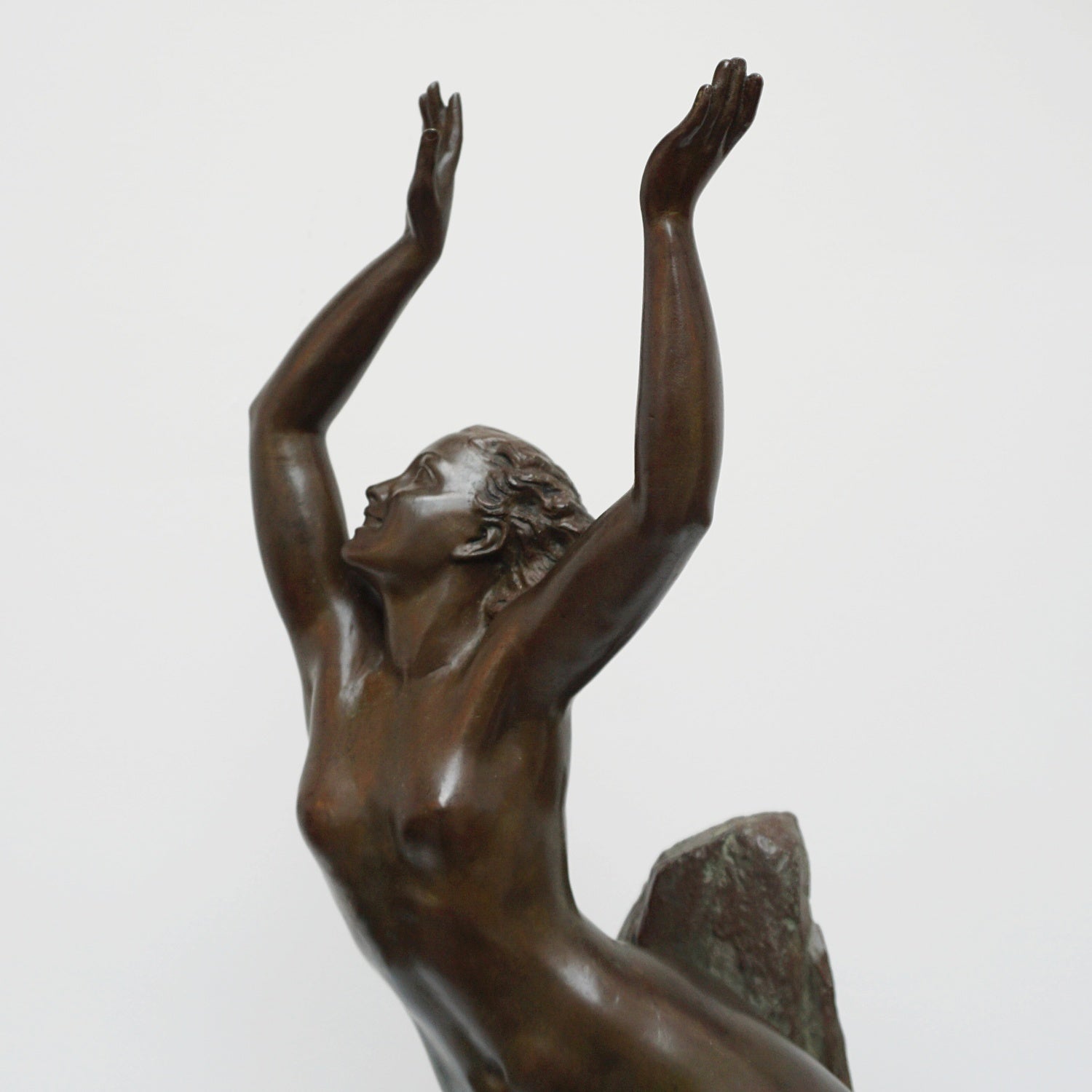 Pierre Le Faguays Bronze Sculpture ' In Flight' Signed Le Faguays French, Circa 1920 - Jeroen Markies Art Deco