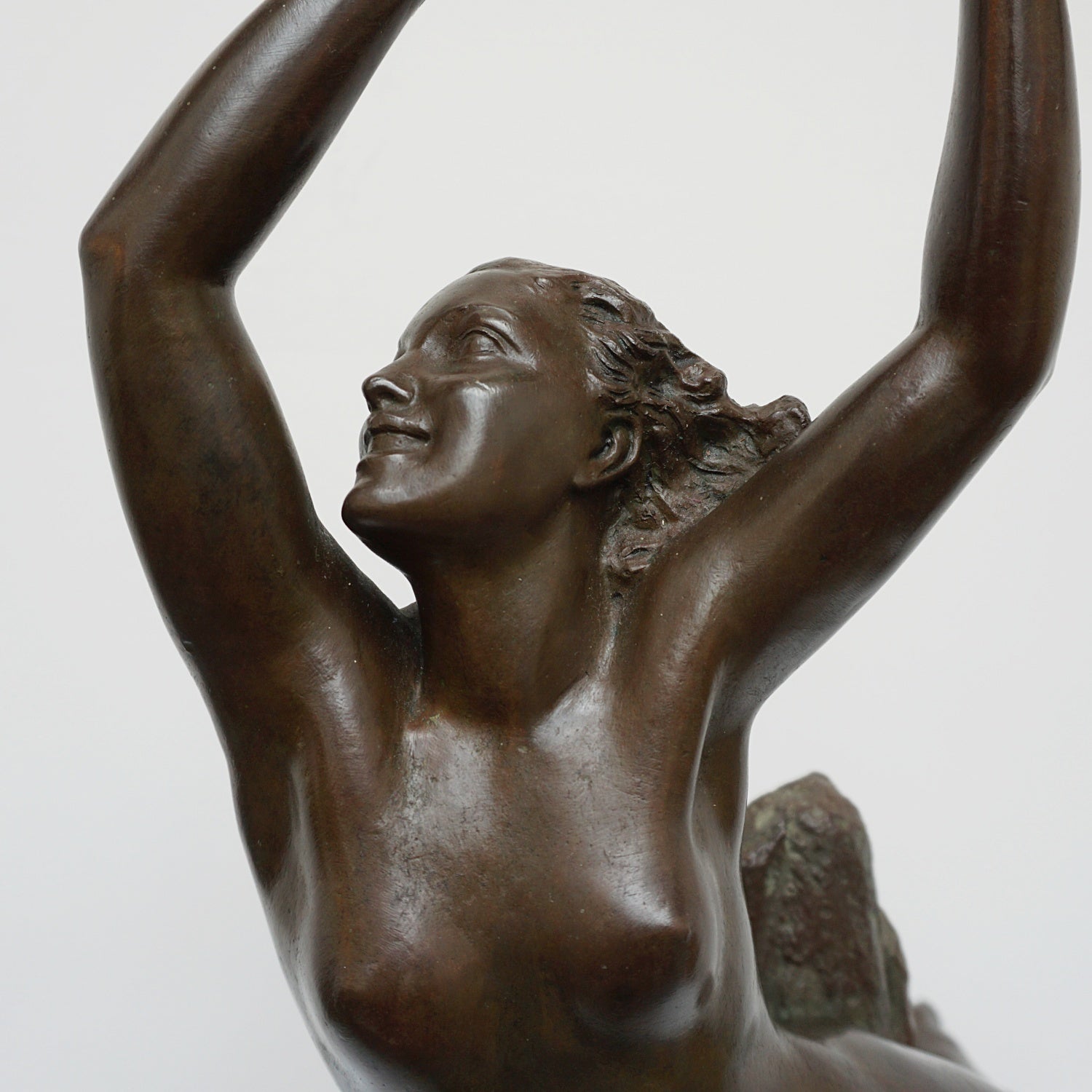 Pierre Le Faguays Bronze Sculpture ' In Flight' Signed Le Faguays French, Circa 1920 - Jeroen Markies Art Deco