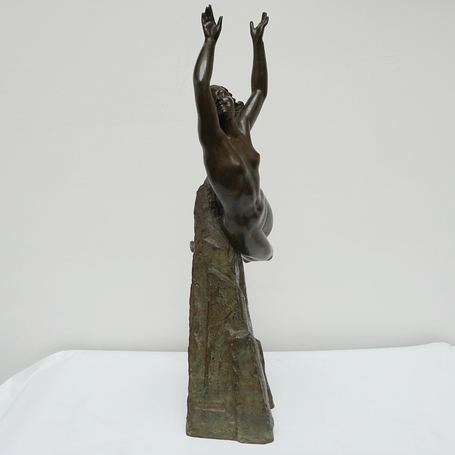 Pierre Le Faguays Bronze Sculpture ' In Flight' Signed Le Faguays French, Circa 1920 - Jeroen Markies Art Deco