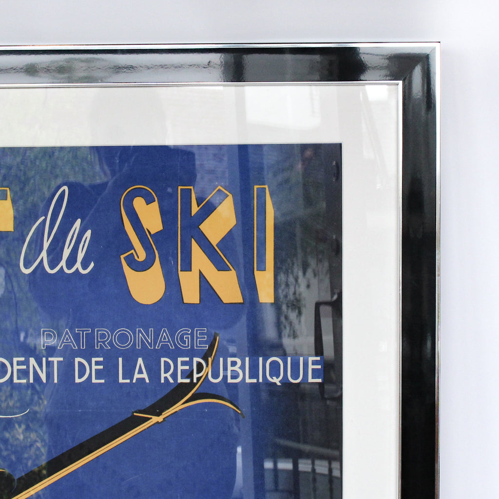 art deco ski poster 