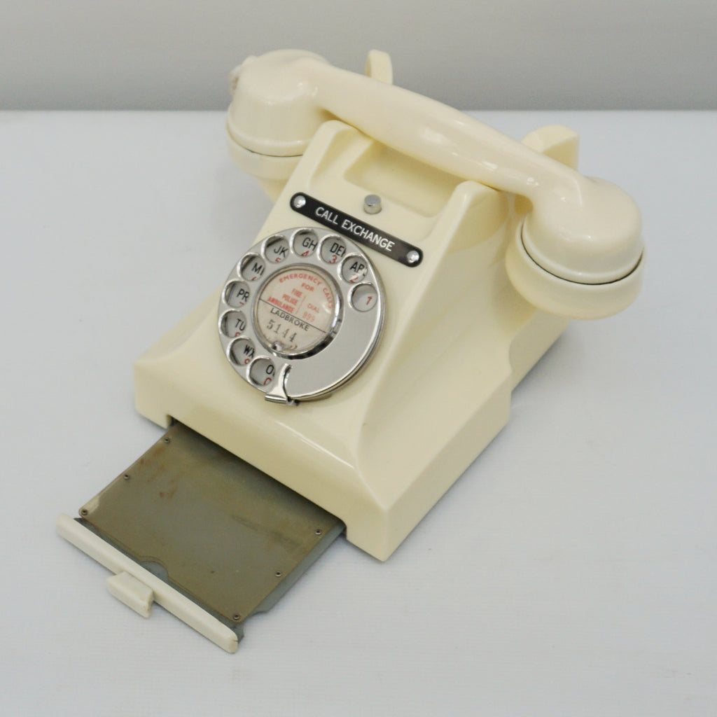 Original GPO Model 332L Ivory Bakelite Telephone - Jeroen Markies Art Deco