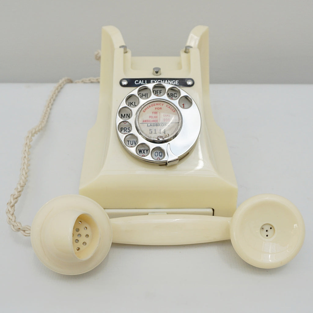 Original GPO Model 332L Ivory Bakelite Telephone - Jeroen Markies Art Deco