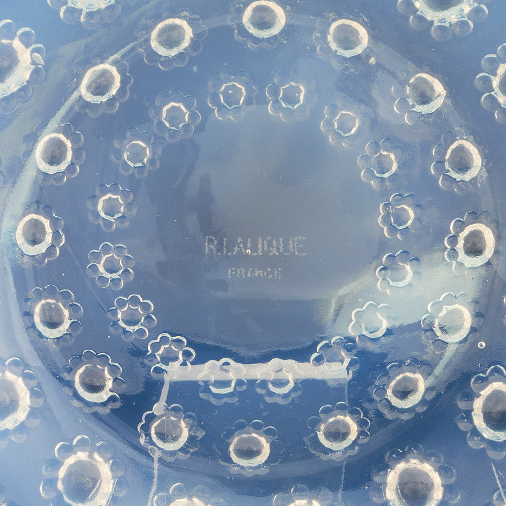 A René Lalique Art Deco Glass bowl Asters No.2 