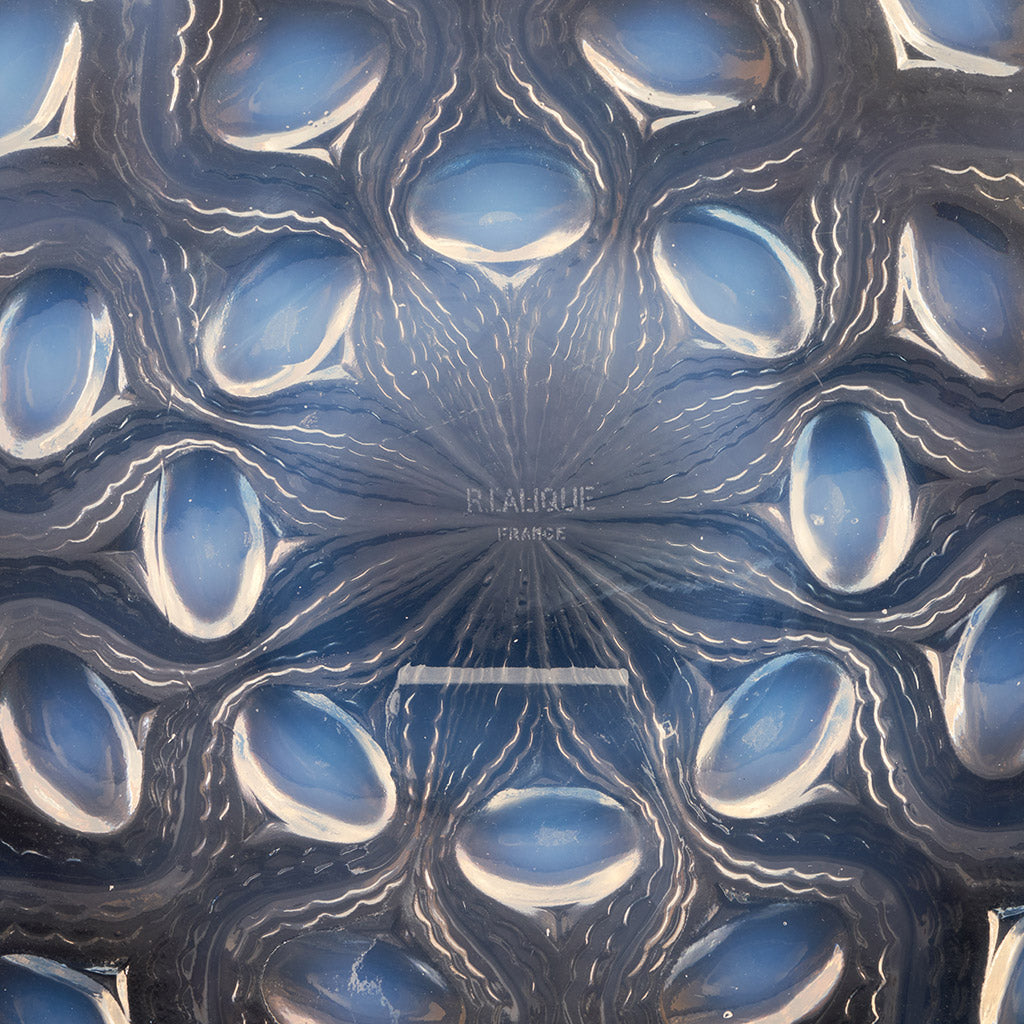 Bulbes No.2 Rene Lalique Original Opalescent Glass Plate - Jeroen Markies Art Deco