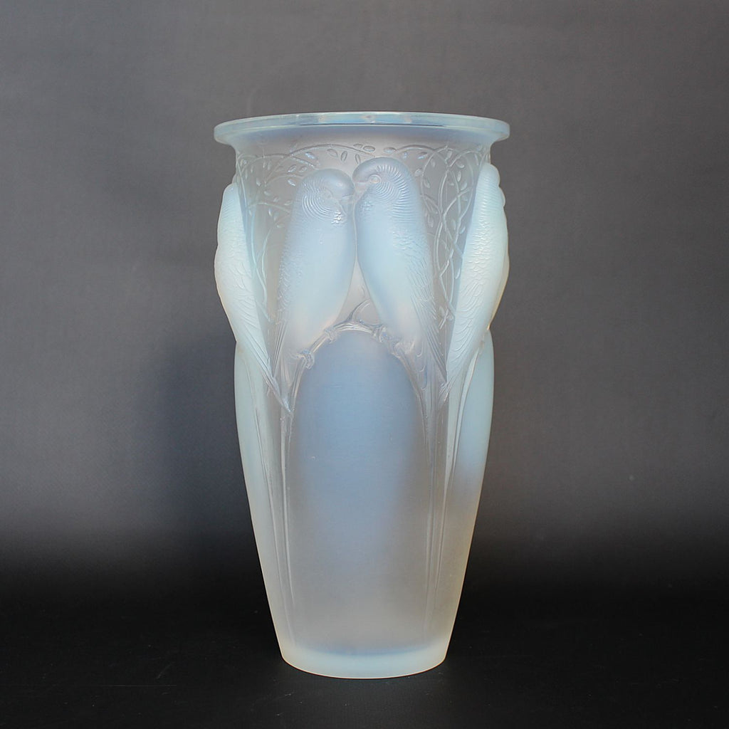 Rene Lalique Art Deco Ceylan vase circa 1930