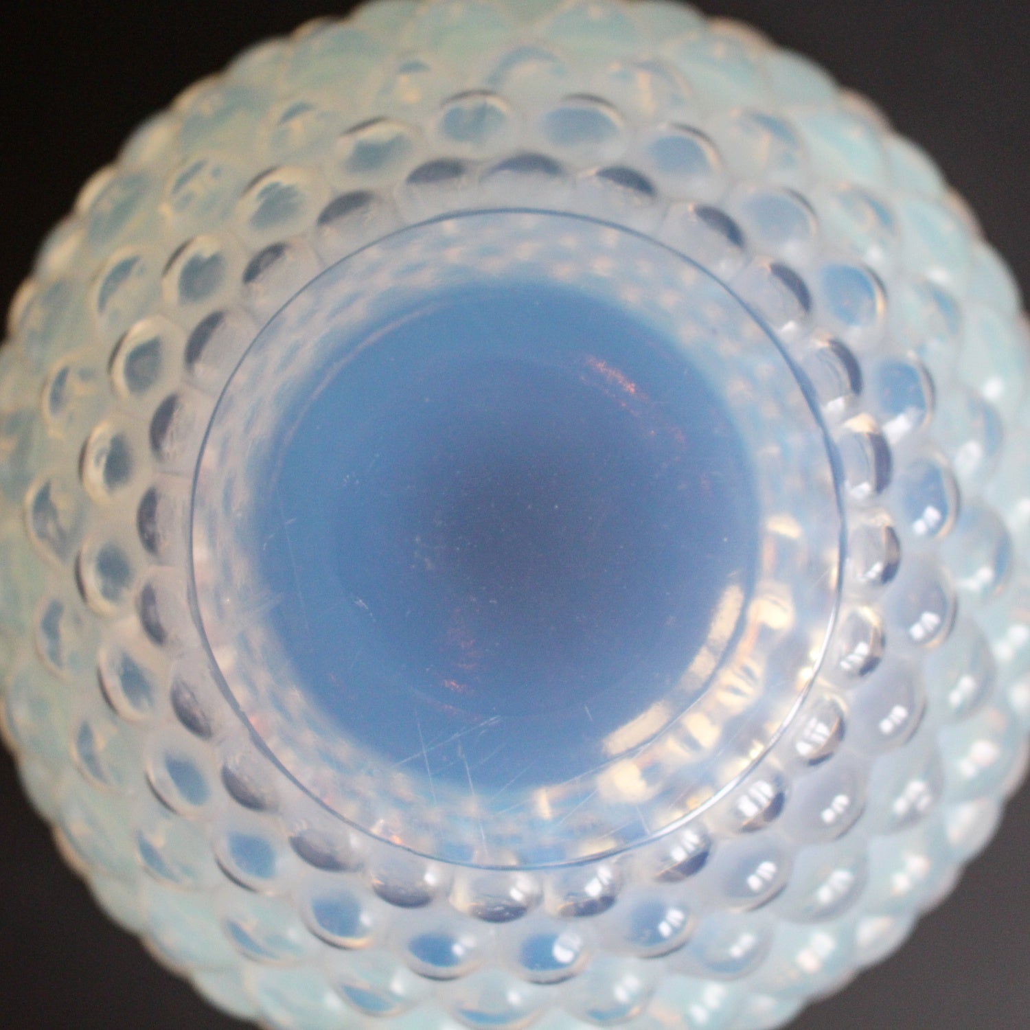 Rene Lalique Art Deco opalescent glass vase Graines circa 1935