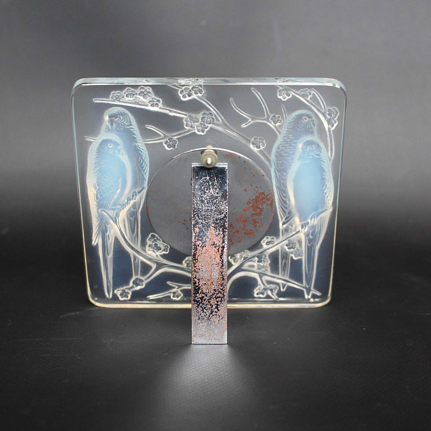 Lalique Art Deco Inseparables Glass Frame circa 1930