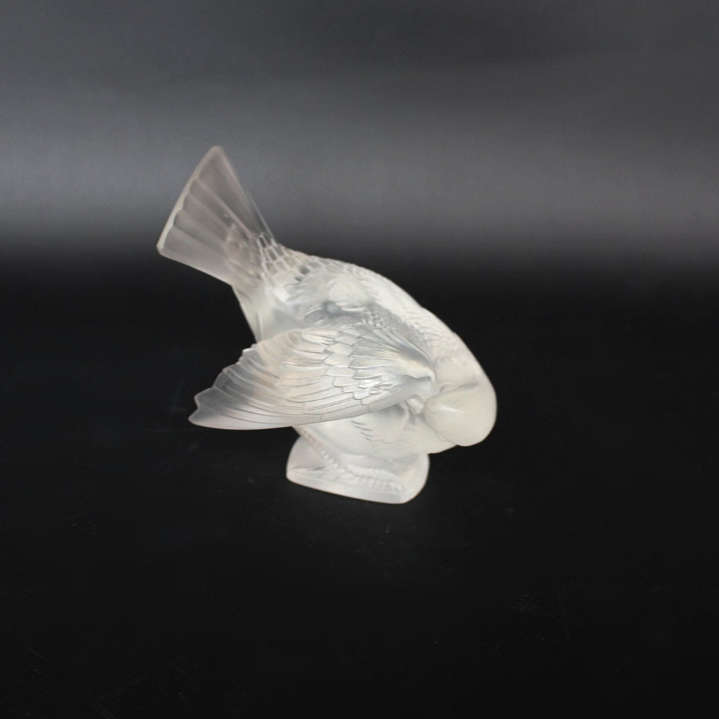 Lalique Moinot Coquet Art Deco glass bird at Jeroen Markies