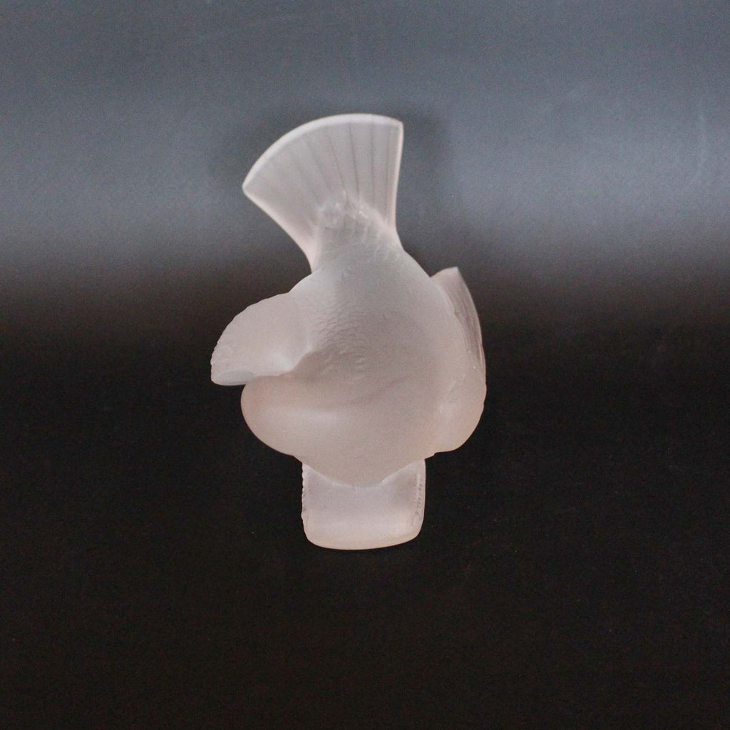 Rene Lalique Art Deco Moineau Coquet glass paperweight at Jeroen Markies