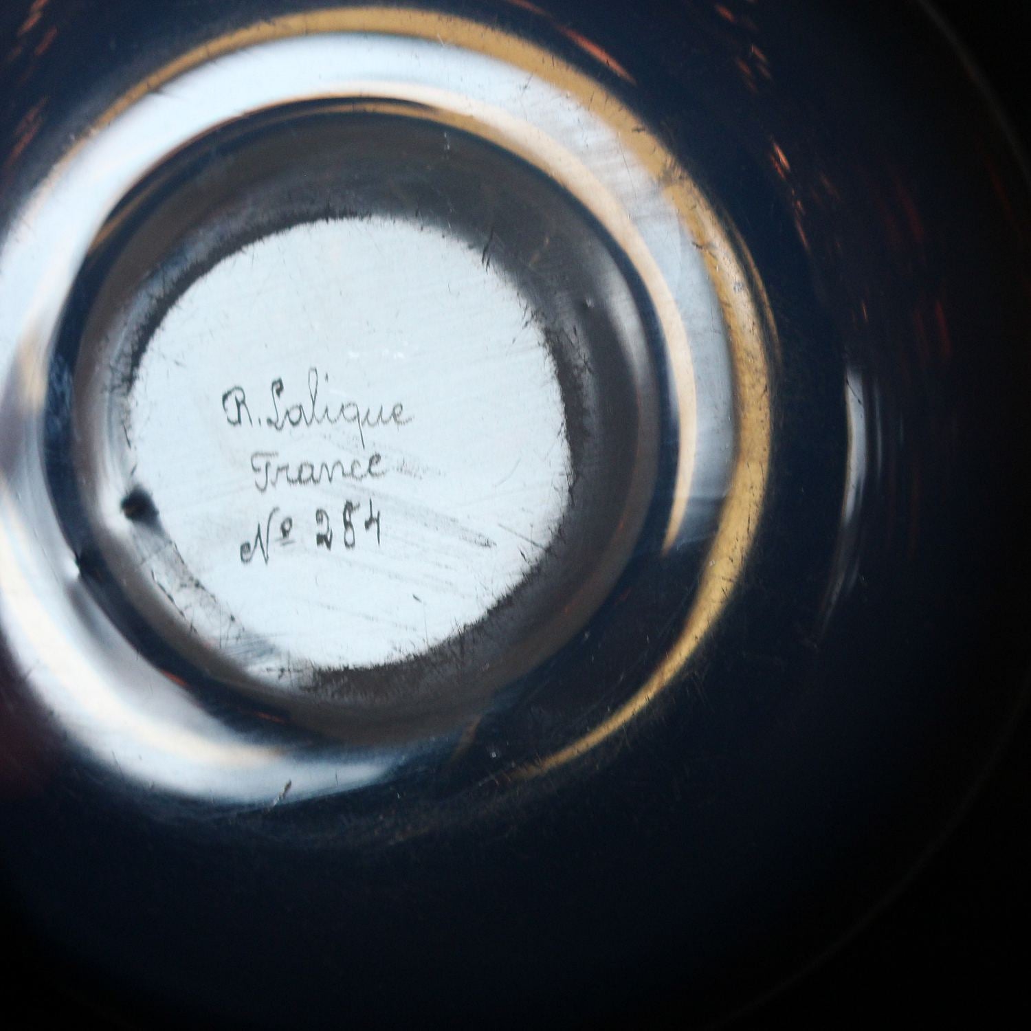 Rene Lalique Art Deco Moineau Sparrow glass dish circa 1925 at Jeroen Markies