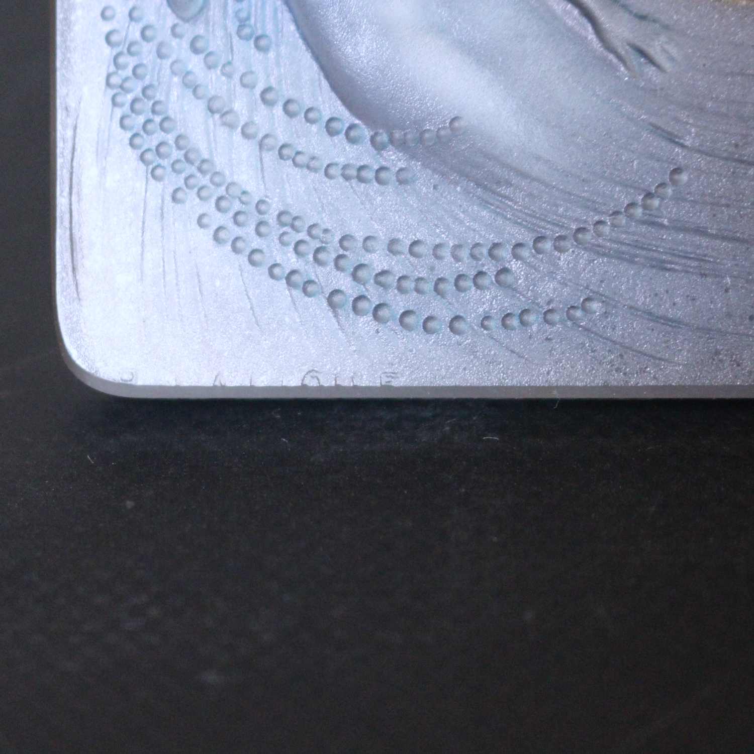 Art Deco opalescent glass Naiades clock by Lalique at Jeroen Markies