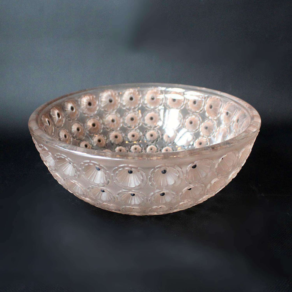 Art Deco Rene Lalique Nemours bowl circa 1930 at Jeroen Markies 