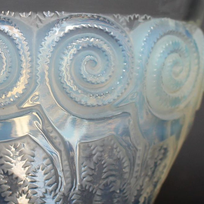 Rene Lalique Art Deco Rennes Vase circa 1935]