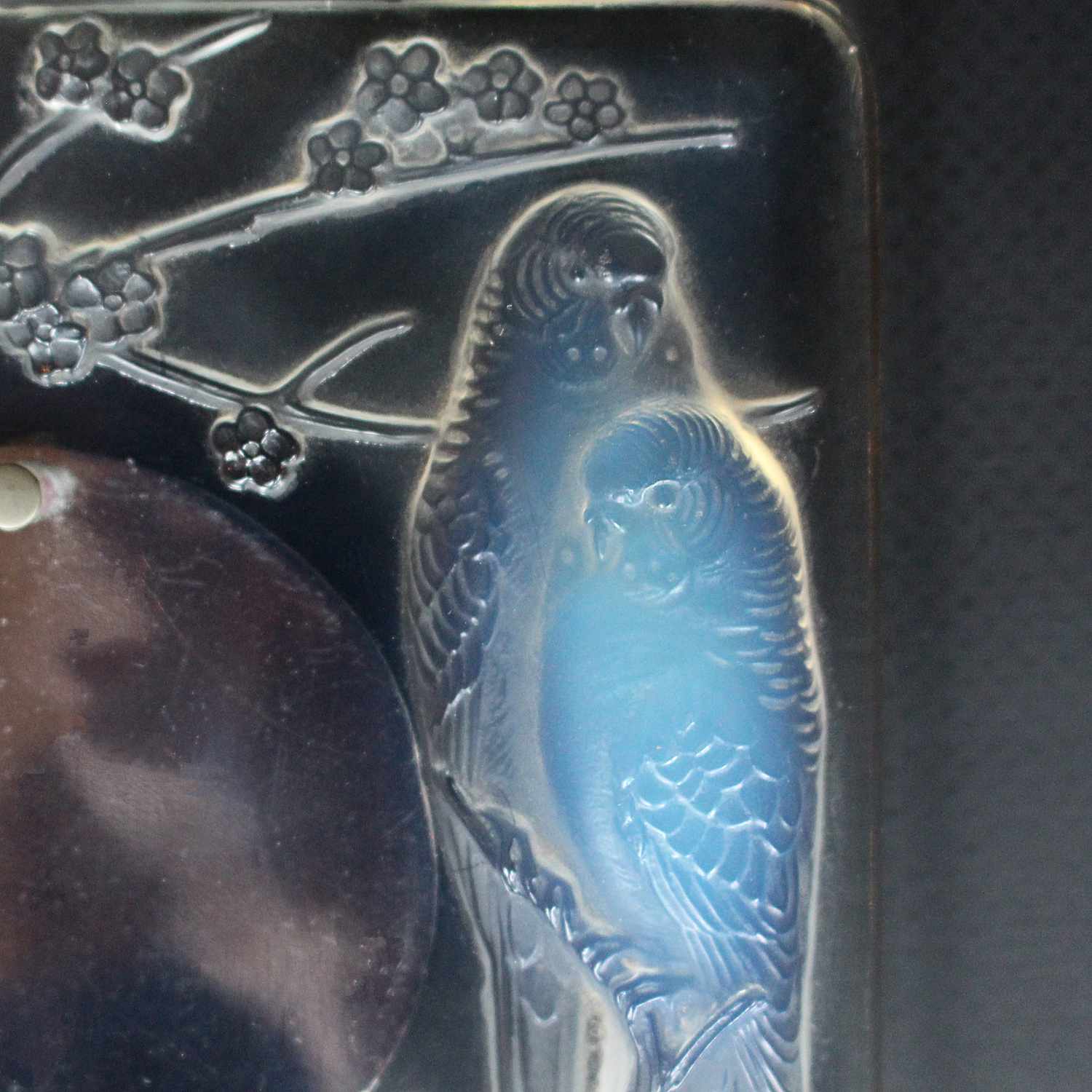 Lalique Art Deco Inseparables Glass Frame circa 1930