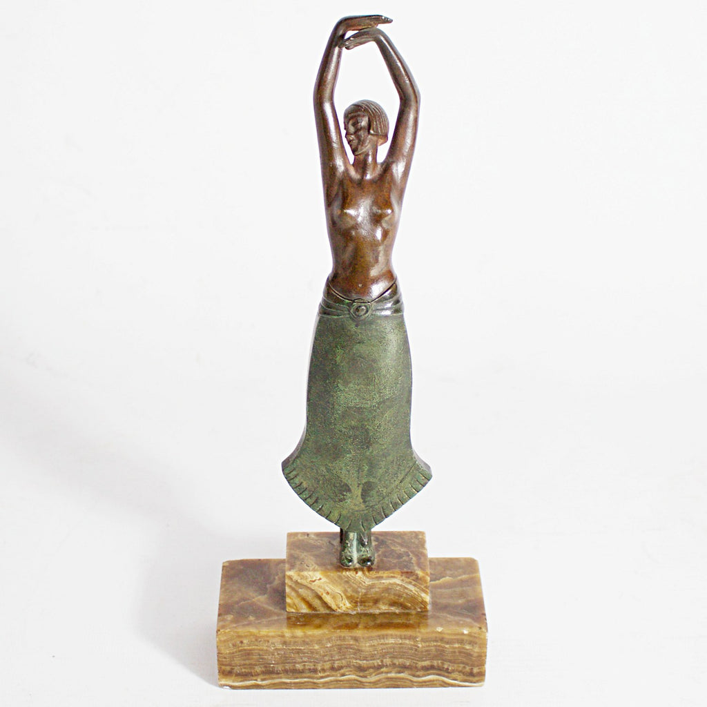 Art Deco Bronze Dancing Lady by Pierre Laurel Jeroen Markies Art Deco 