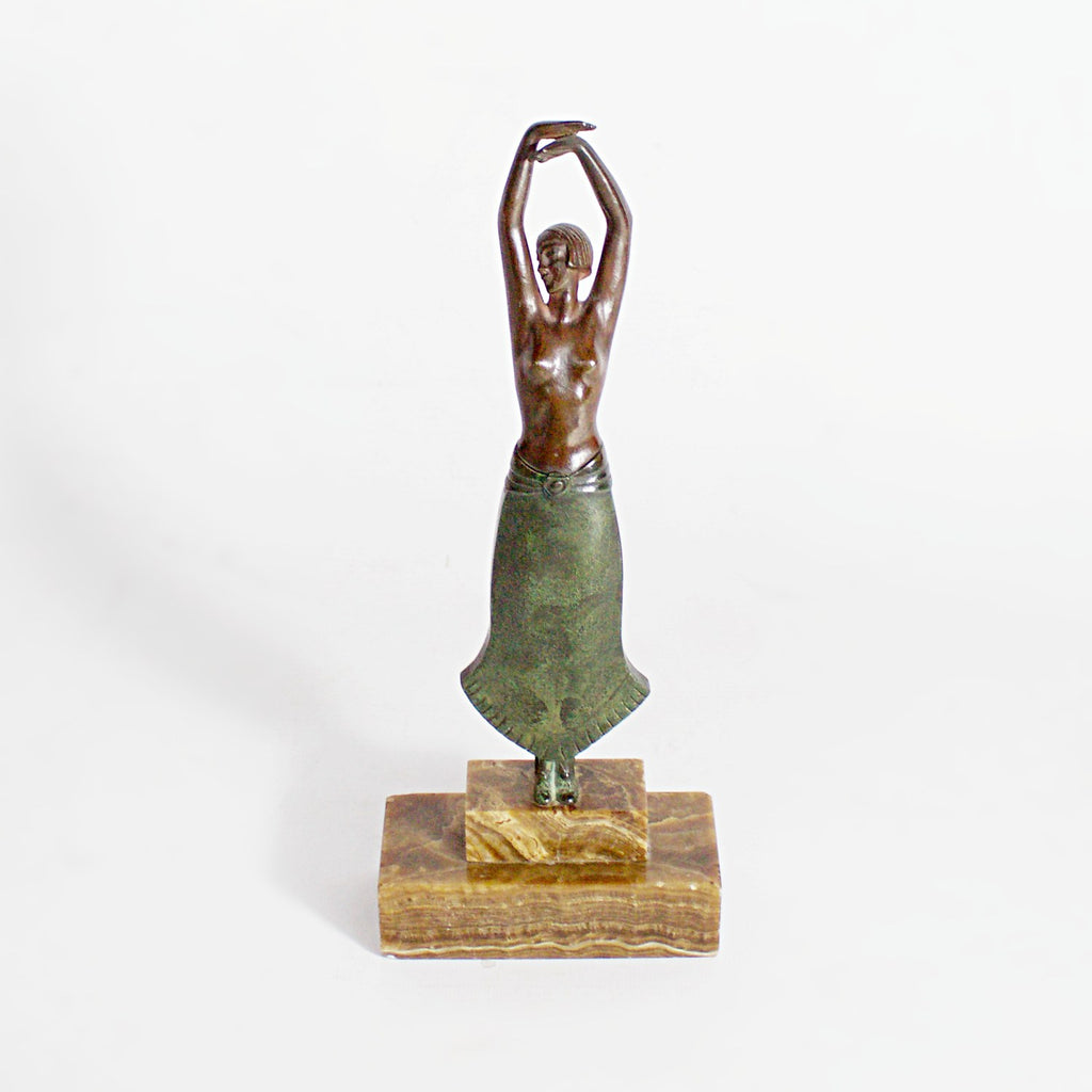 Art Deco Bronze Dancing Lady by Pierre Laurel Jeroen Markies Art Deco 