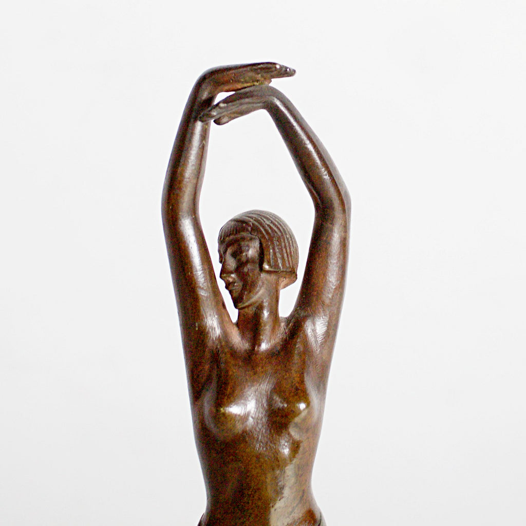 Art Deco Bronze Dancing Lady by Pierre Laurel Jeroen Markies Art Deco 
