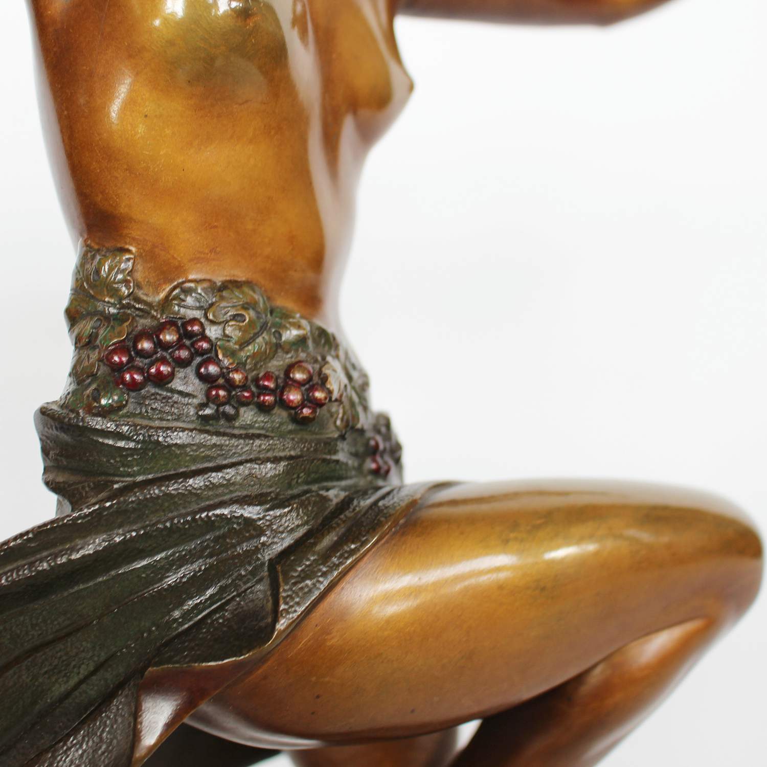 Pierre le Faguays Bacchante Dancer of Thyrsus Art deco sculpture