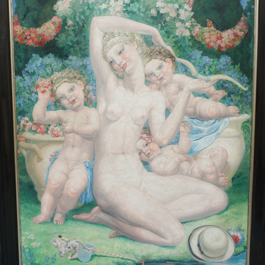 A Large Art Deco Painting by Valentine Lecomte French 1934 - Jeroen Markies Art Deco