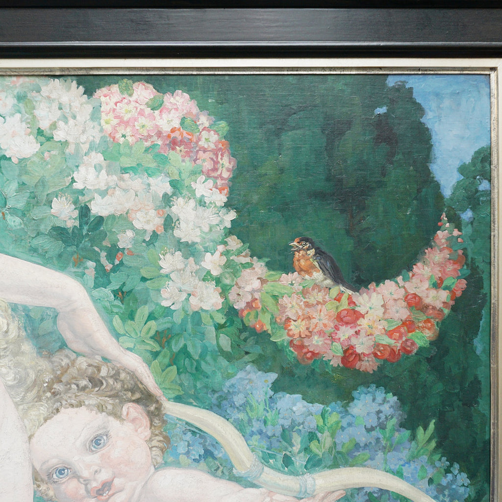 A Large Art Deco Painting by Valentine Lecomte French 1934 - Jeroen Markies Art Deco