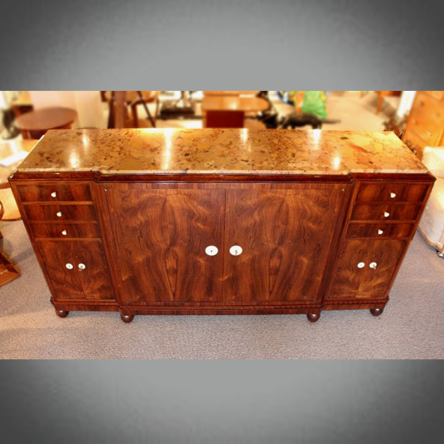 Art Deco sideboard - J&M Leleu - Vintage 20th Century Furniture - Jeroen Markies Art Deco