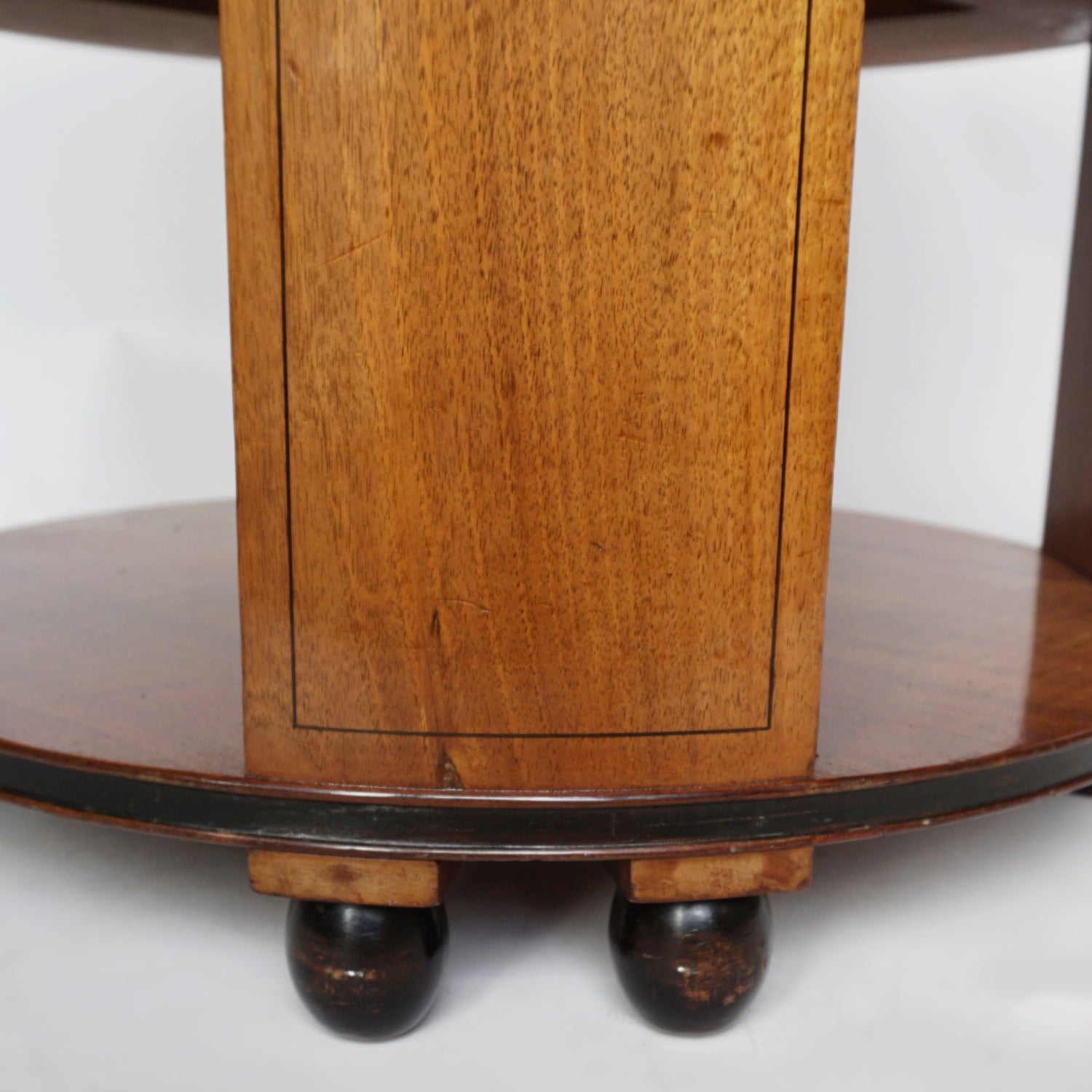 Vintage Art Deco Burr Walnut Library Table Jeroen Markies Art Deco