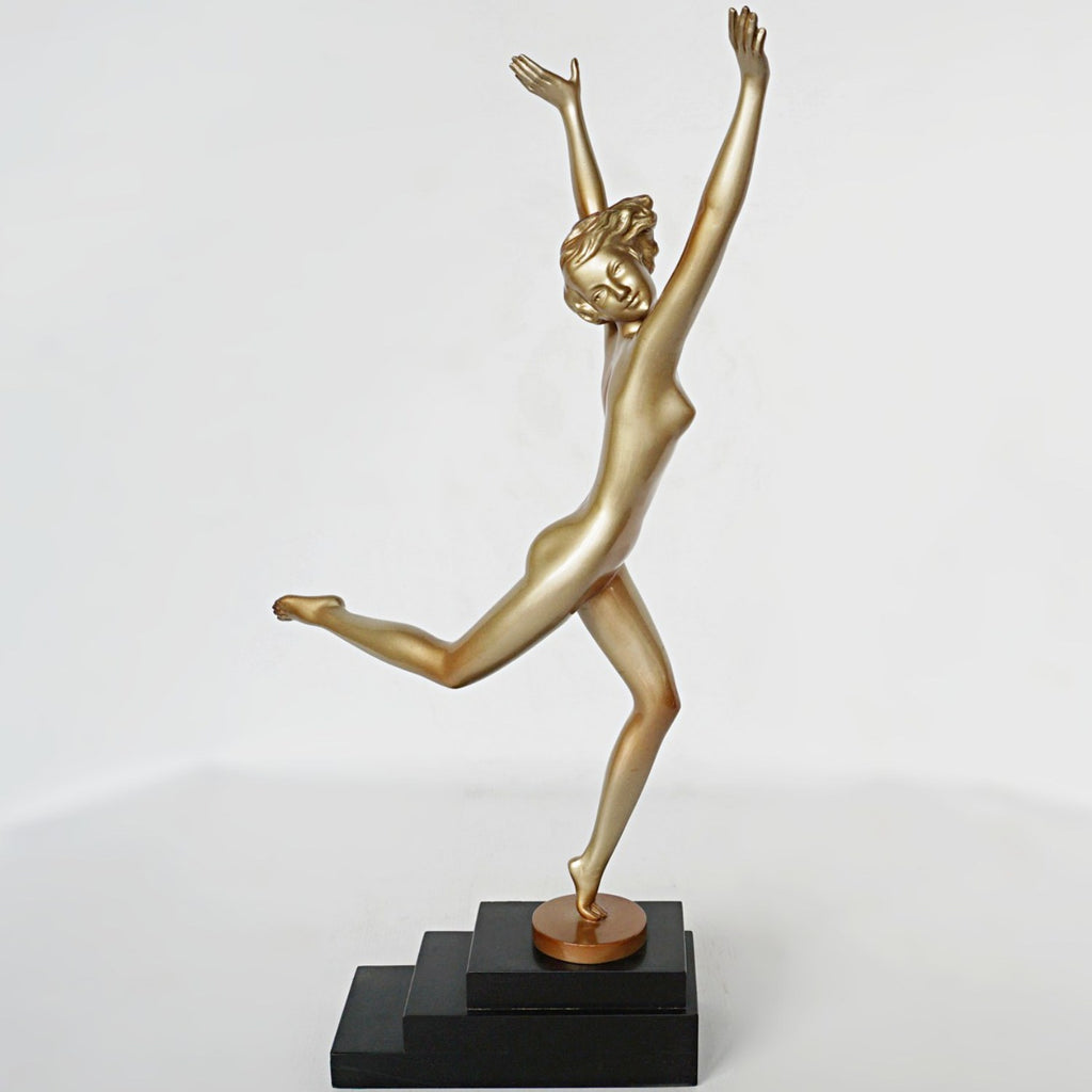 Dancing Female - Josef Lorenzl - Art Deco Bronze Sculptures - Jeroen Markies Art Deco