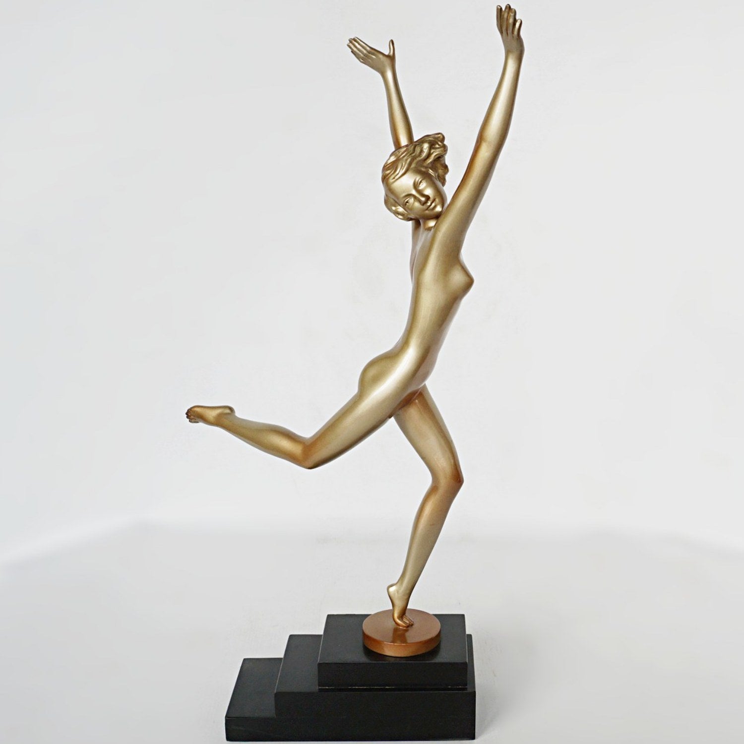 Dancing Female - Josef Lorenzl - Art Deco Bronze Sculptures - Jeroen Markies Art Deco