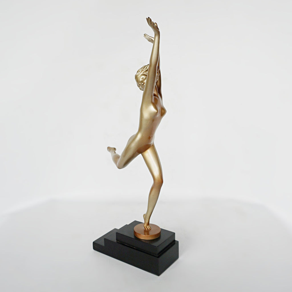 Dancing Female - Josef Lorenzl - Art Deco Bronze Sculptures - Jeroen Markies Art Deco