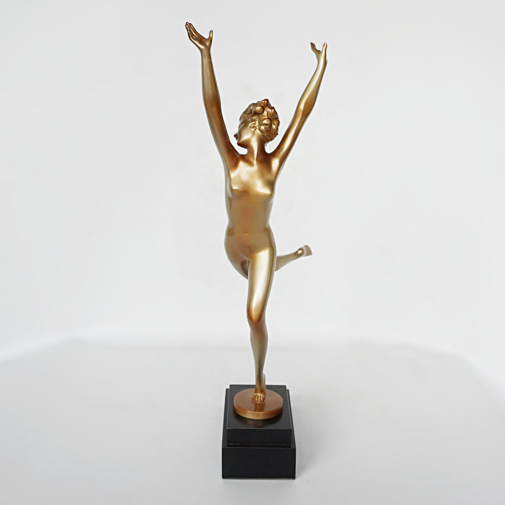 Dancing Female - Josef Lorenzl - Art Deco Bronze Sculptures - Jeroen Markies Art Deco