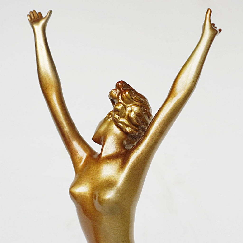 Dancing Female - Josef Lorenzl - Art Deco Bronze Sculptures - Jeroen Markies Art Deco