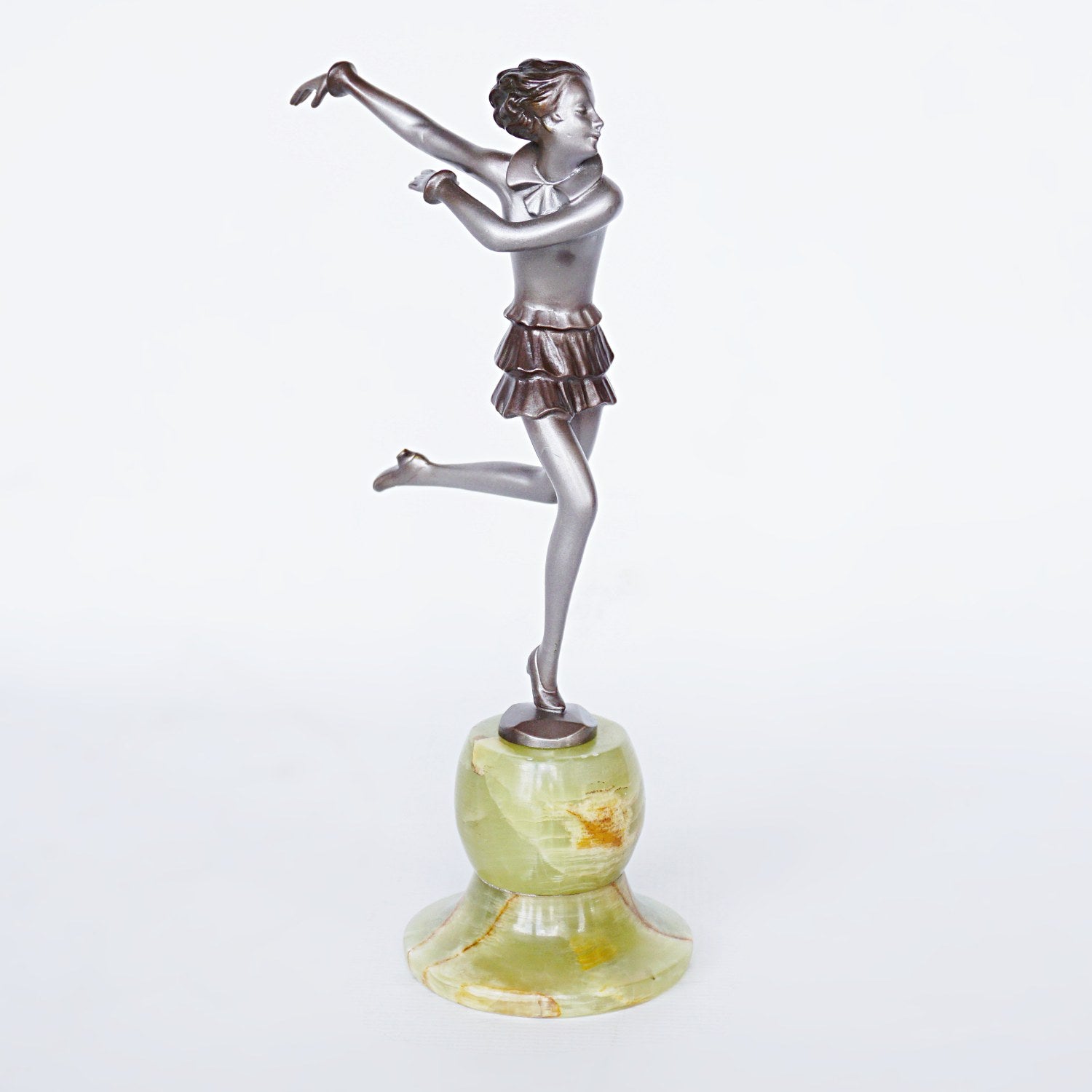 Josef Lorenzl Running Girl Art Deco Bronze Sculpture Jeroen Markies Art Deco