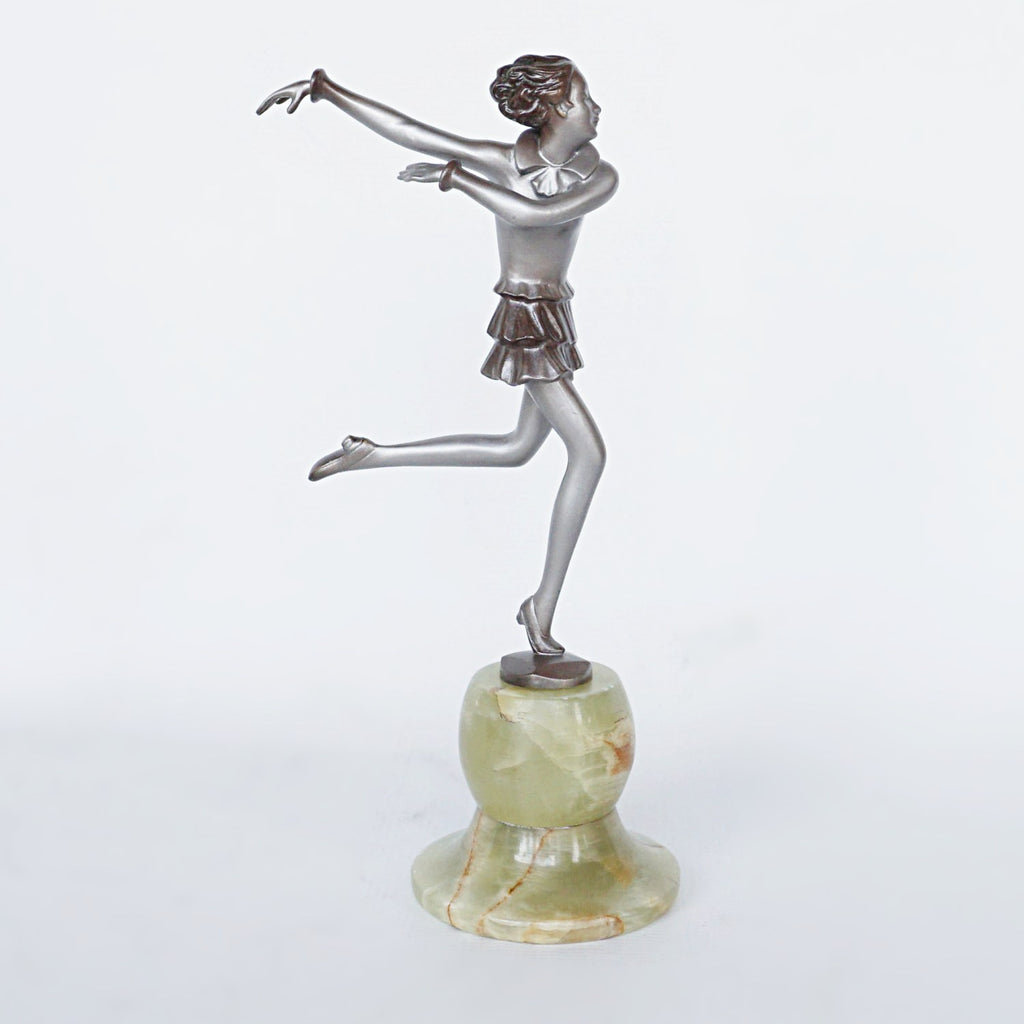 Josef Lorenzl Running Girl Art Deco Bronze Sculpture Jeroen Markies Art Deco