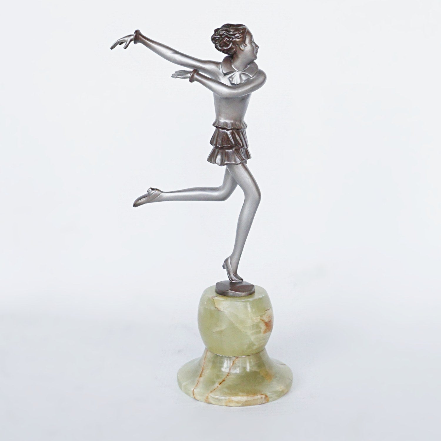 Josef Lorenzl Running Girl Art Deco Bronze Sculpture Jeroen Markies Art Deco