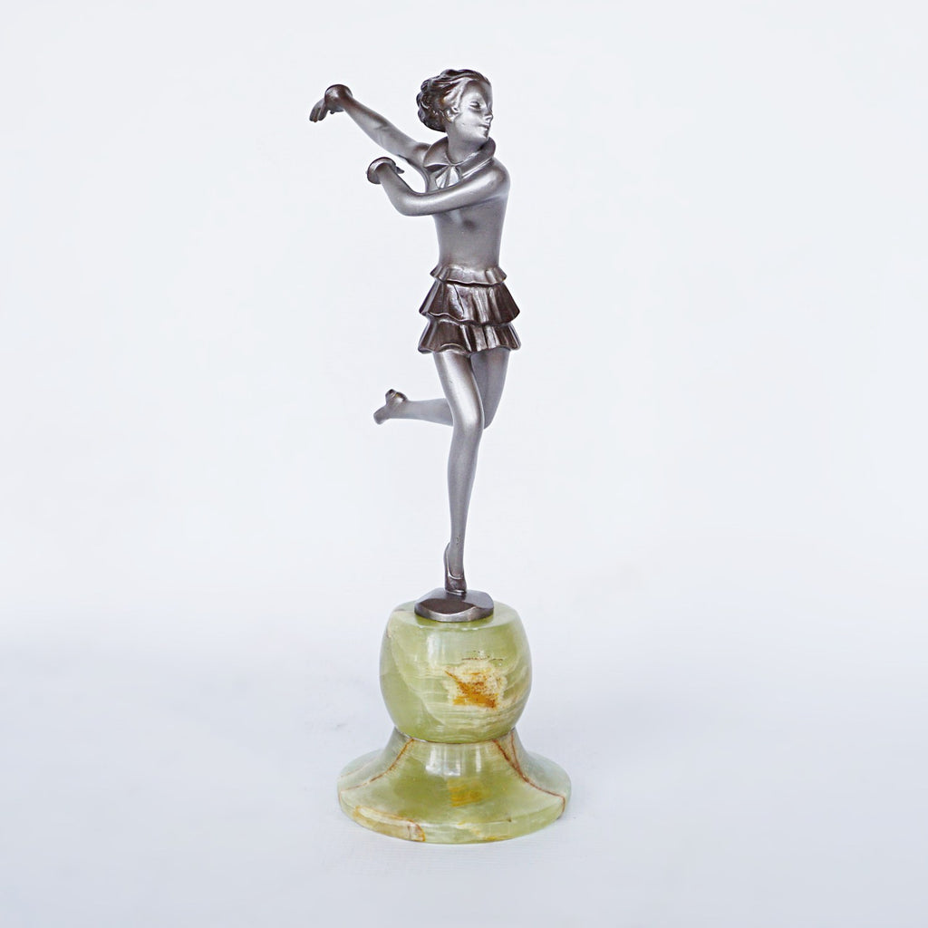 Josef Lorenzl Running Girl Art Deco Bronze Sculpture Jeroen Markies Art Deco