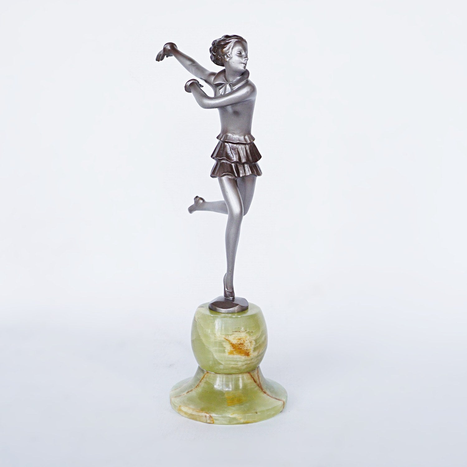 Josef Lorenzl Running Girl Art Deco Bronze Sculpture Jeroen Markies Art Deco