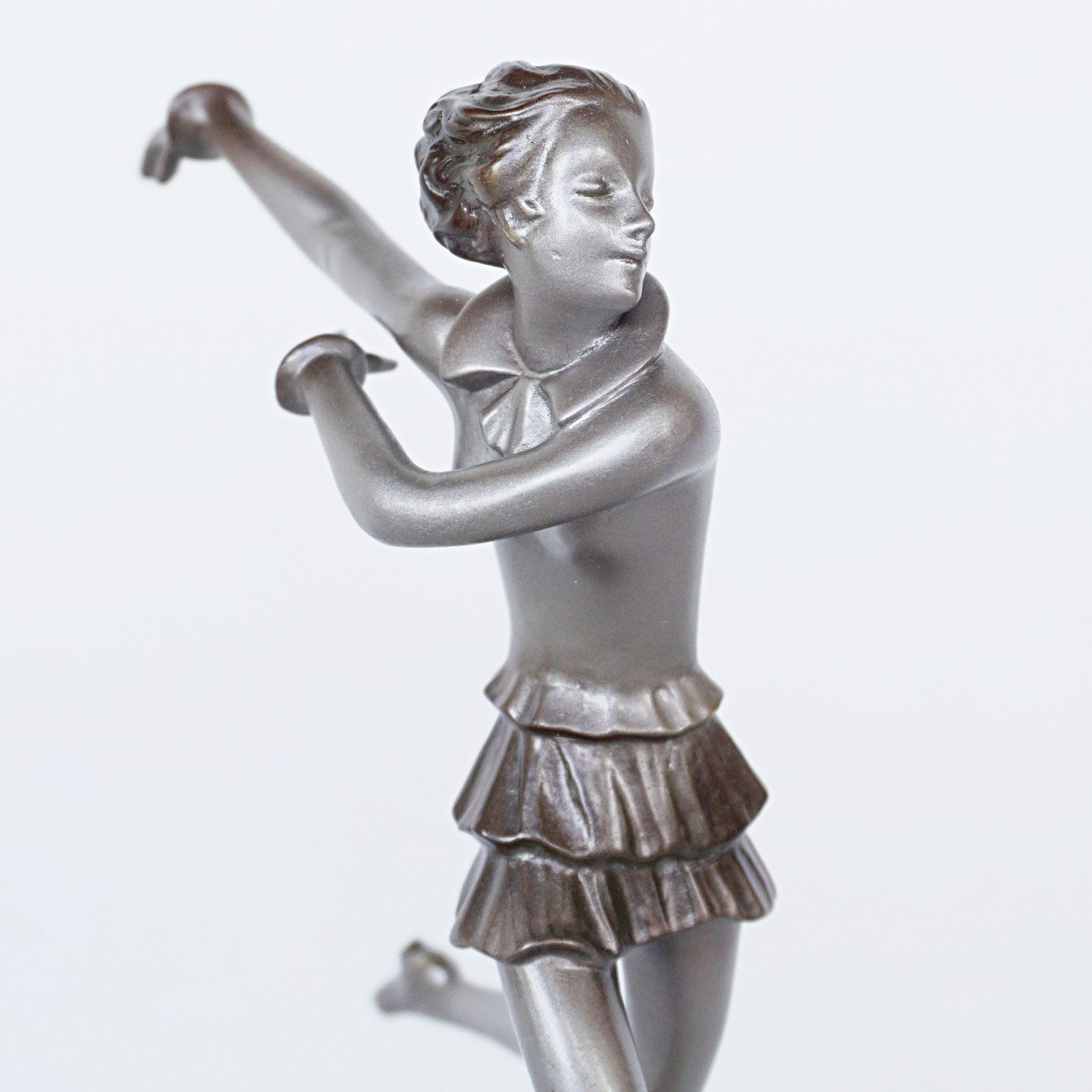 Josef Lorenzl Running Girl Art Deco Bronze Sculpture Jeroen Markies Art Deco
