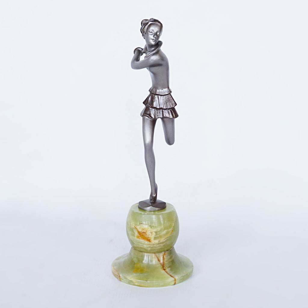 Josef Lorenzl Running Girl Art Deco Bronze Sculpture Jeroen Markies Art Deco