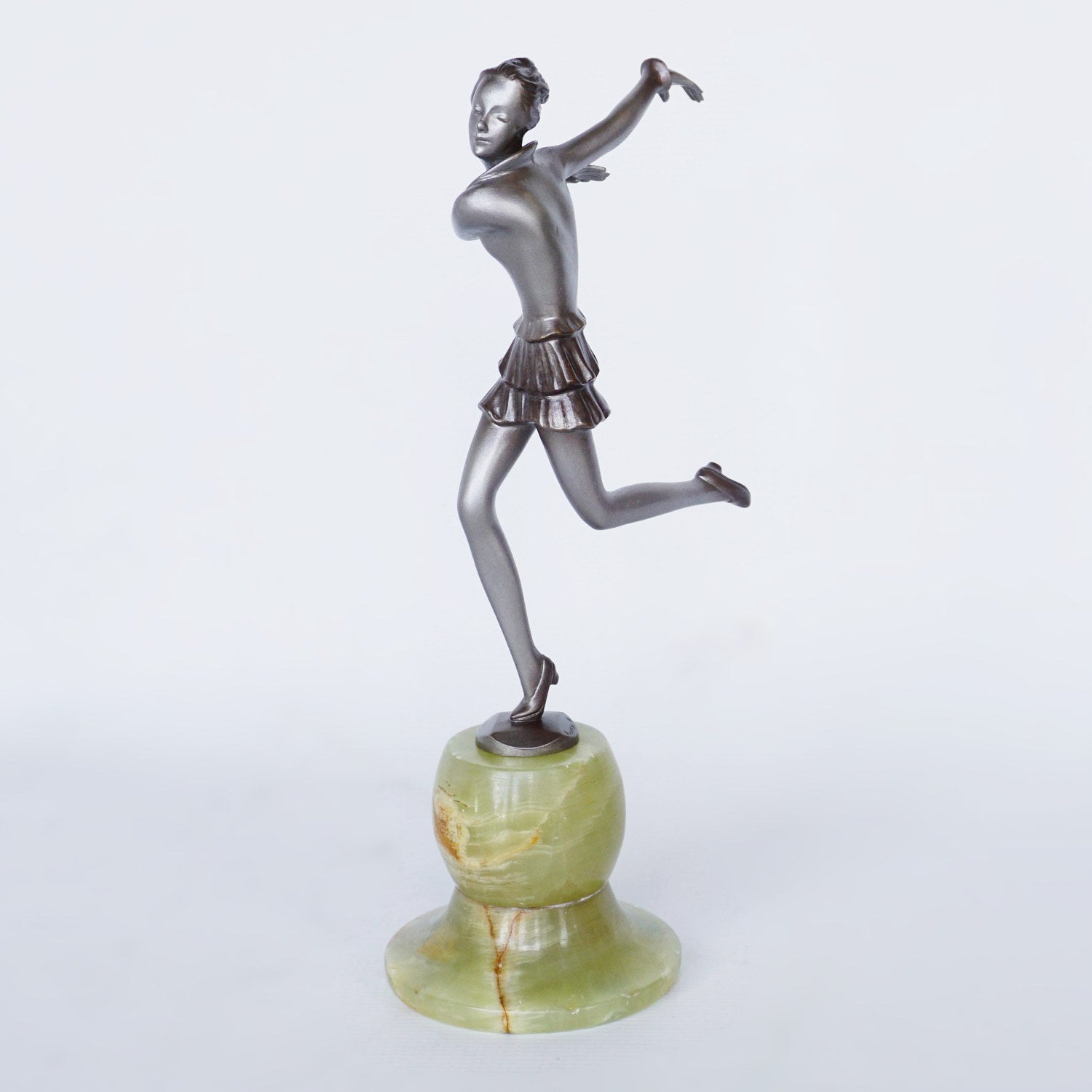 Josef Lorenzl Running Girl Art Deco Bronze Sculpture Jeroen Markies Art Deco